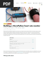 Building A MicroPython Heart Rate Monitor - Martin