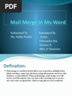 Mail Merge