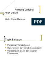 Pertemuan 8 - Sebaran Peluang Variabel Acak