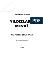 357185588 560 Hicri Muhyiddin Ibni Arabi Yildizlerin Mevki PDF