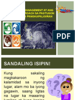 Ang Disaster Management at Ang Dalawang Approach