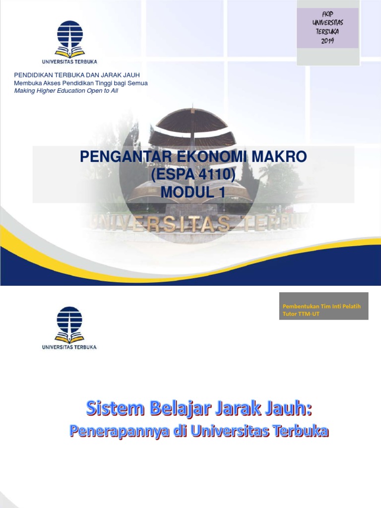 Modul Pengantar Ekonomi Makro UT | PDF | Karier & Perkembangan