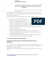 Aplicación de sulfato de calcio para suelos argentinos