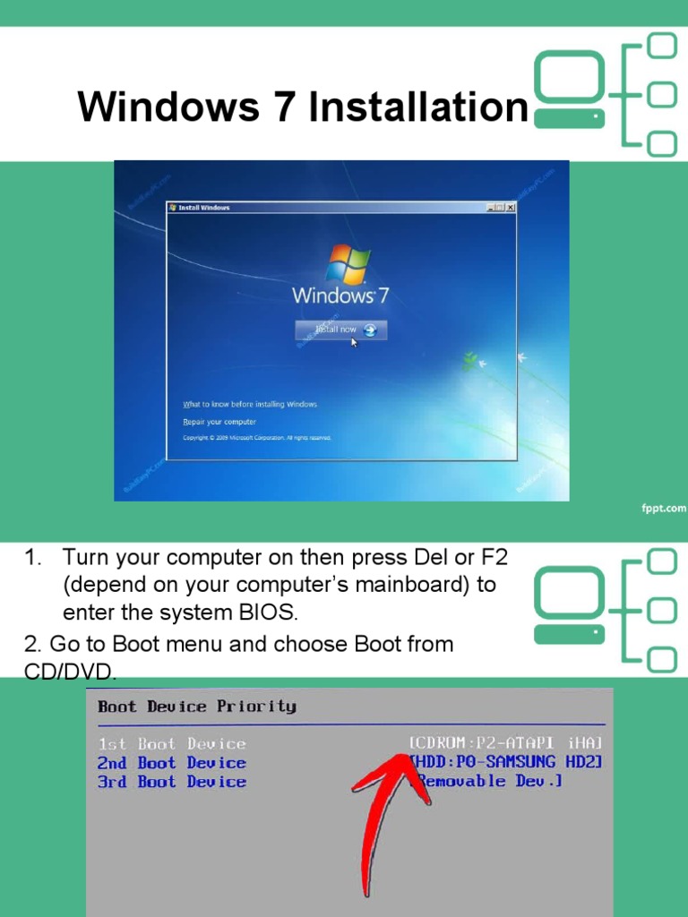 Windows 7 installation download free pdf installation computer