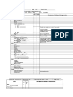 Area Assessment Description of Findings & Interpretation General Appearance Posture