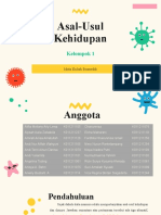 KLP 1 BIOMEDIK - Asal Usul Kehidupan