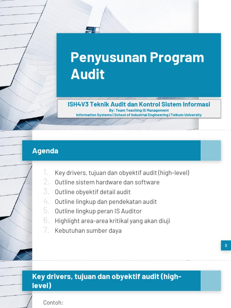 Audit TI: Rencana dan Pendekatan IS | PDF