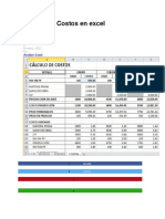 Cálculo de Costos en Excel