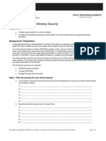 Lab 7.3.5 Configuring Wireless Security