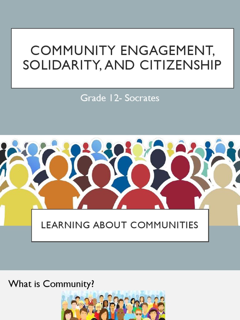 Community Engagement and Citizenship Guide | PDF | Social Sciences ...