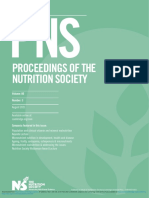 Proceedings of The Nutrition Society: Number: 3