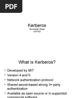 Kerberos: Gurwinder Singh C07323