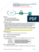 Viewing Host Routing Tables - ILM