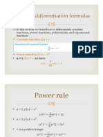 2.3. Basic Differentiation Formulas