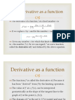 2.2. Derivative As A Function