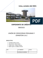 Análisis de crédito de la empresa cervecera Backus y Johnston S.A.C con datos financieros y del mercado