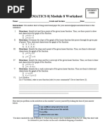 Trig Unit 3 Polynomial Graphing Project | PDF | Polynomial | Function ...