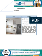 Learning Activity 1 Evidence: Describing My Kitchen
