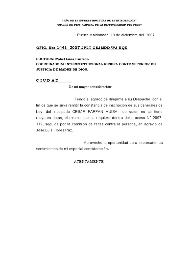 Solicita Ficha Reniec | PDF