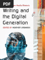Download Writing and the Digital Generation Essays on New Media Rhetoric-MANTESH by Iulia Badea SN54305249 doc pdf