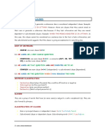 Sentences and Clauses