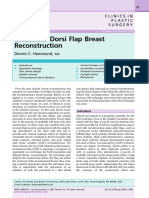 Latissimus Dorsi Flap Breast Reconstruction
