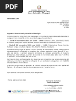 Circ.146 Ricevimenti Pomeridiani Famiglie