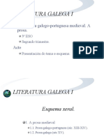 Literatura Medieval Galego-Portuguesa. A Prosa. Prosa