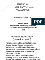 Download Penelitian Ex Post Facto by Velliarahmi Fadjri SN54305723 doc pdf