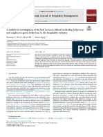 International Journal of Hospitality Management: Bronwyn P. Wood, Riyad Eid, Gomaa Agag