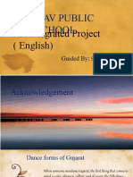 Dav Public School: Art Integrated Project (English)