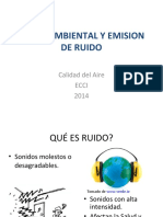 Ruido ambiental y emisión: medición, normatividad y cálculos