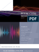 PCM Encoding for Audio Signals