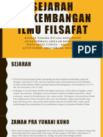 Sejarah Perkembangan Ilmu Filsafat