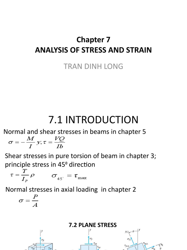 Principal Stresses in Plane Stress Analysis | PDF | Stress (Mechanics ...