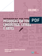 Pesquisas Em Temas de Linguística, Letras e Artes - Volume 1