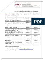 Program Start Date (10 AM) End Date (5 PM) : Circular - Course Registration-Even Semester - Ay 2021-2022