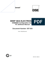 Deep Sea Electronics: DSE8920 Configuration Suite PC Software Manual Document Number: 057-303