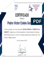 Certificado 12 Horas