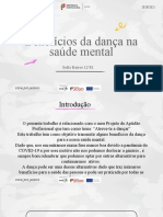 Beneficios da dança- Projeto PAP da aluna Sofia Barros