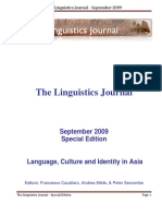 2009 Journal Language, Culture and Identity in Asia