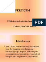 Pert/Cpm: PERT Project Evaluation Review Technique CPM Critical Path Method