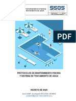 Piscina - Protocolos y Formatos de Mantenimiento