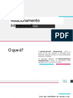 DDS Relacionamento Interpessoal