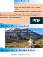 Ecosystem Services Topic 2.2