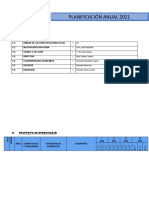 Planificación anual educativa 2021