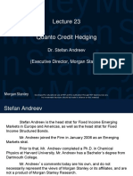 Quanto Credit Hedging: Dr. Stefan Andreev (Executive Director, Morgan Stanley)