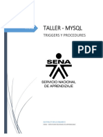 Taller Trigger - Procedure Mysql