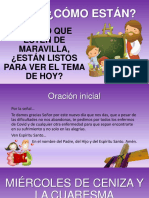 Miercoles de Ceniza y Cuaresma para PDF