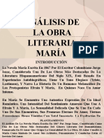 Análisis de La Obra Literaria Maria